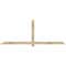 Ekena Millwork Eugene Rough Sawn Timber Gable Bracket, Douglas Fir, 96"W x 36"H x 2"D x 4"F, 9/12 Pitch GBW096X36X0204EUG00RDF - alternate 1